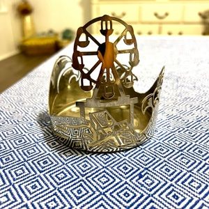 Yankee Candle Candle Holders Two Ferris‎ Wheel and cut out stand